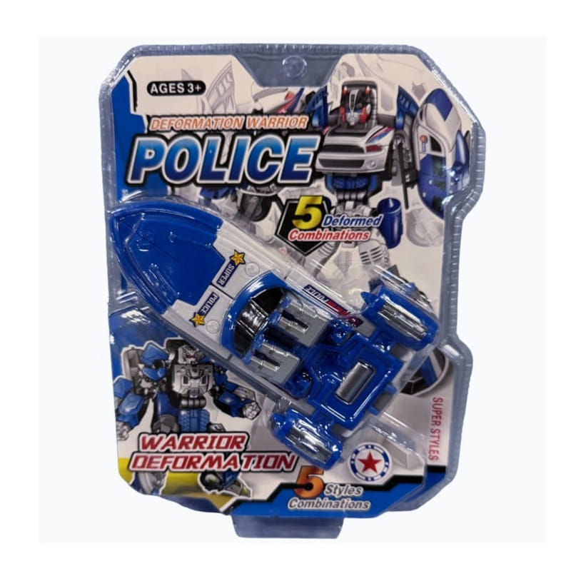 Трансформер 5в1 Полицейска Лодка Raya Toys
