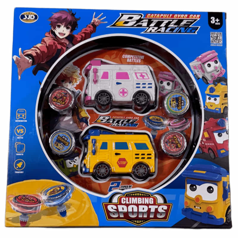 Пумпал С Камионче И Арена Розов Жълт Raya Toys