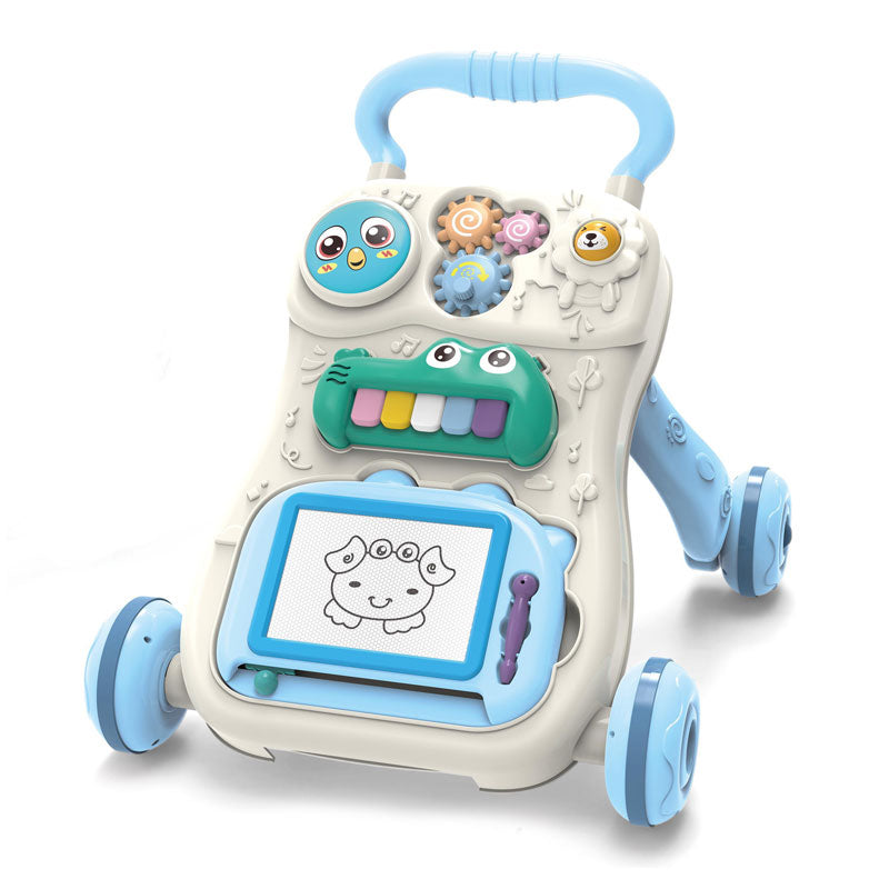 Raya Toys kék bébi járássegítő