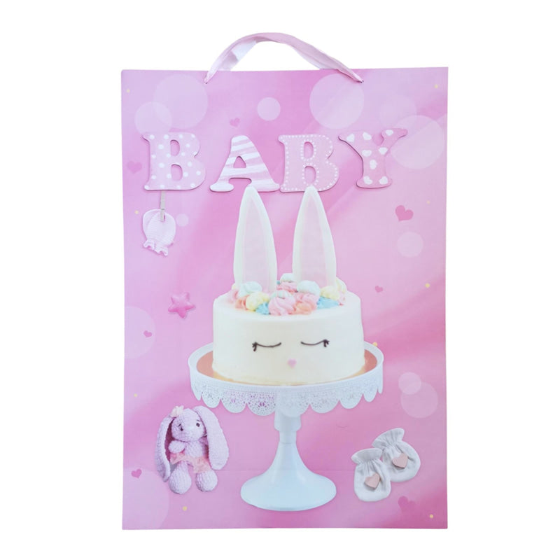 Хартиена Торбичка Розова С Торта Raya Toys