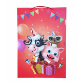 Xxl Хартиена Торбичка Червена С Животни Raya Toys
