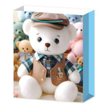M ,3d Хартиена Торбичка Бяло Мече С Елече Raya Toys