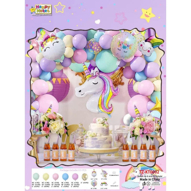 К Т 131 Балона За Парти Украса Еднорог Raya Toys