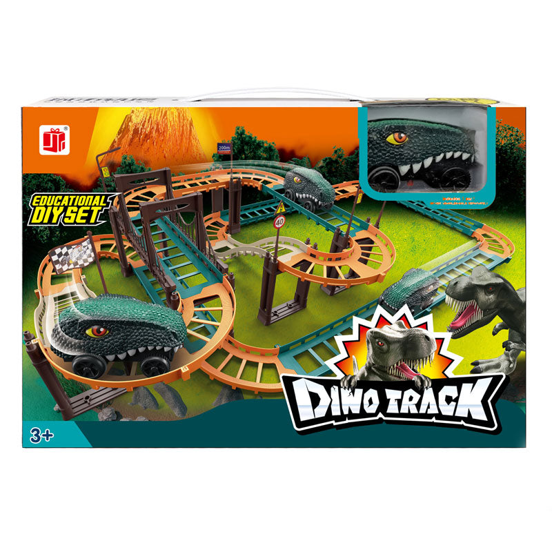 Dino Track Pálya, 49 Darabos, Elemes, Raya Toys