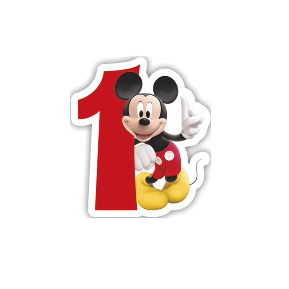 Lumânare de ziua de naștere numărul 1 Mickey