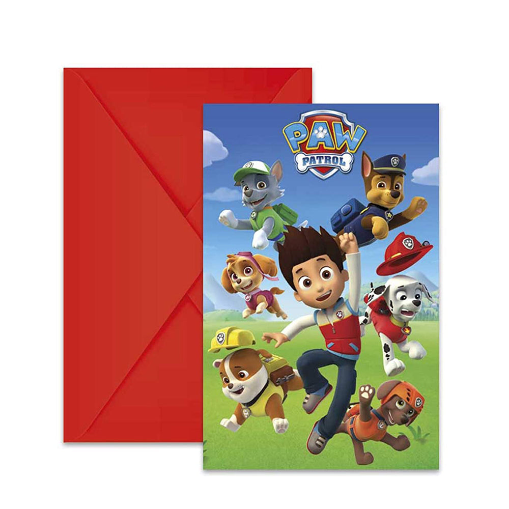 Minden meghívó 6 db Paw Patrol Procos