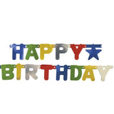 Fémhatású Happy Birthday transzparens, Procos