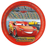 Хартиени Чинии 23cm Cars 3 Procos