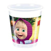 Хартиени Чаши 200 Ml Masha & The Bear Procos