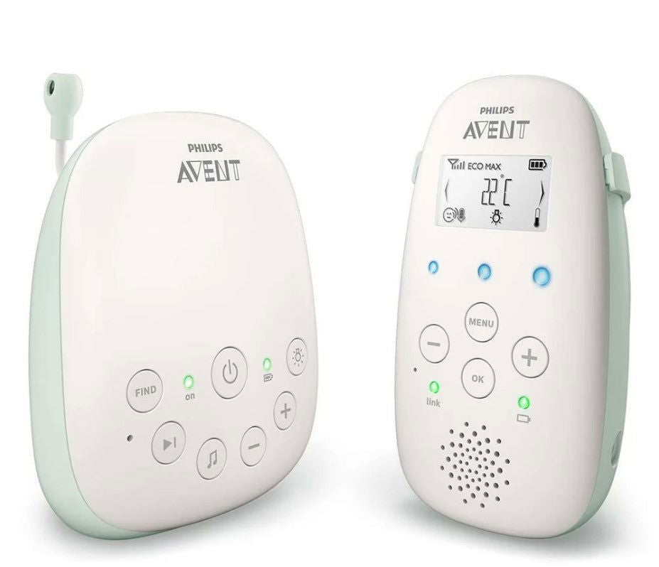 Dect Бебефон Със Сензор За Температура И Аларма Scd711/52 --- BebeMama