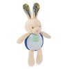 Pop-Up plüss nyuszi, 20 cm, menta, petróleumkék Doudou