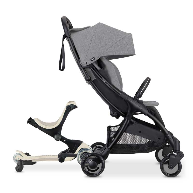 Сгъваема Бебешка Количка Stroll Lite В Пастелно Розов Цвят Globber