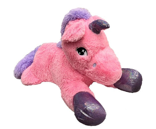 Плюшен Еднорог Розово И Лилаво 90См - Меки Играчки - Comsed - BebeMama