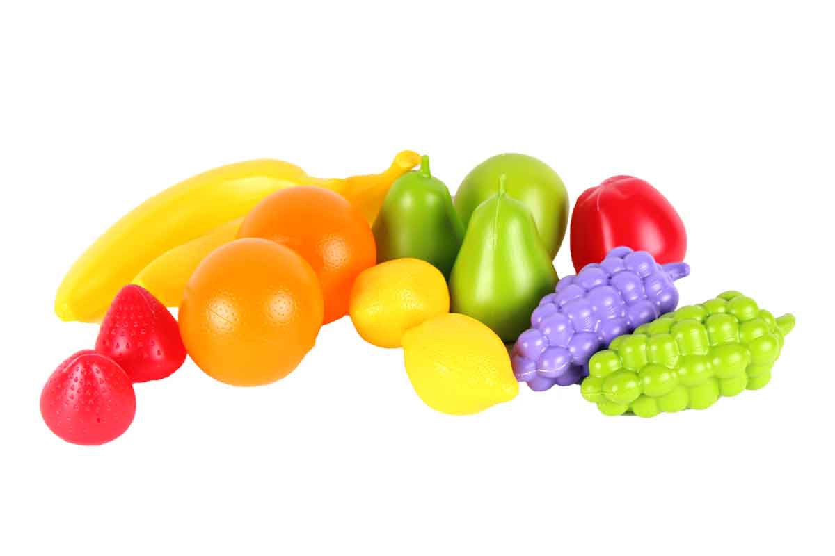 Set de fructe și legume 16 piese 17 x 17 x 15 cm