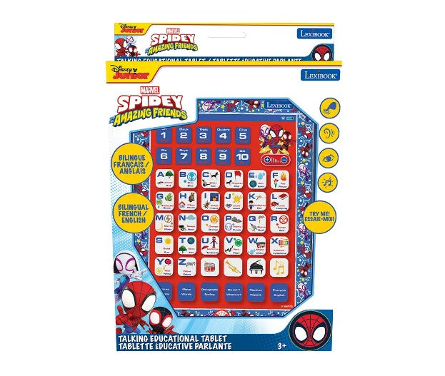 Lexibook - Образователен Двуезичен Таблет Спайдърмен