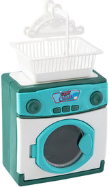 Mașină de spălat într-o cutie cu coș de rufe 19x14x8