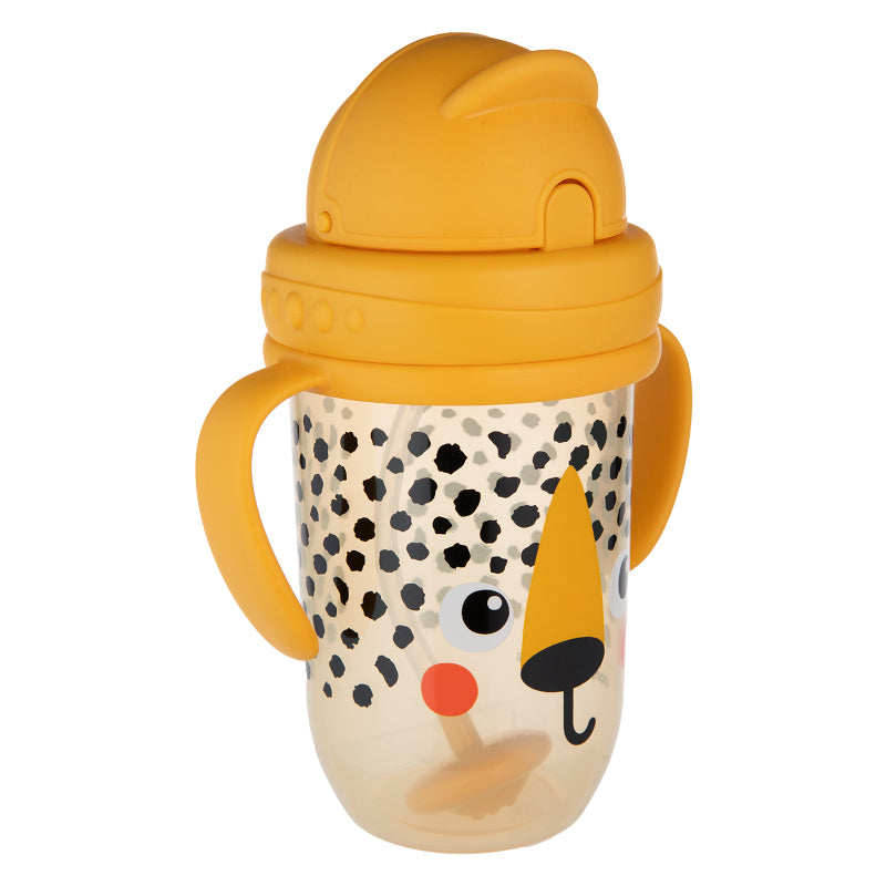 Чаша Нетеч Със Сламка И Дръжки 270мл F Canpol