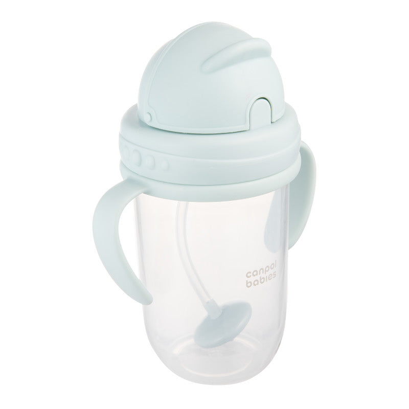 Чаша Нетеч Със Сламка И Дръжки 270мл Canpol