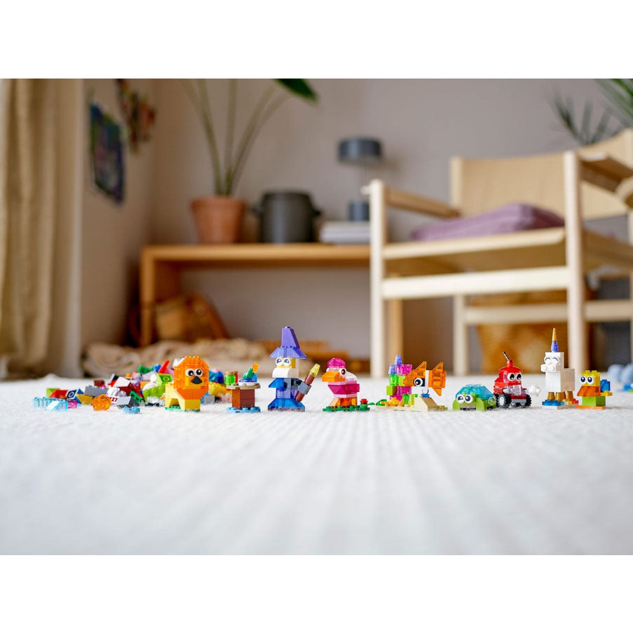 Творчески Прозрачни Тухлички Lego