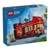 LEGO piros emeletes városnéző busz