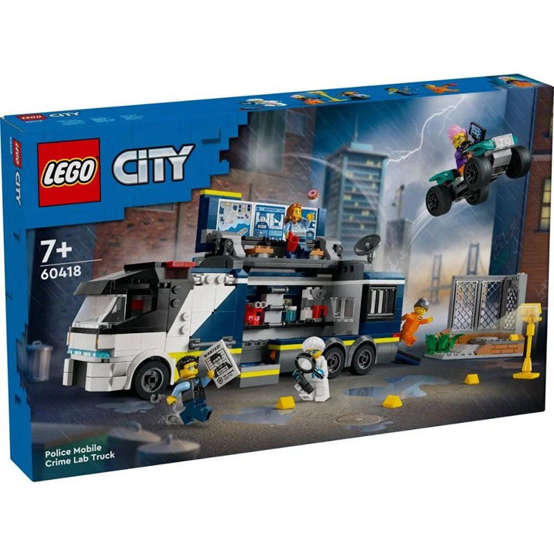 LEGO Kamion mobil rendőrségi laboratóriummal