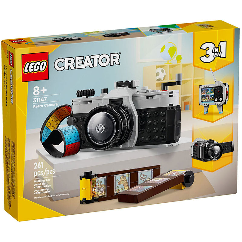 Retro fényképezőgép Lego