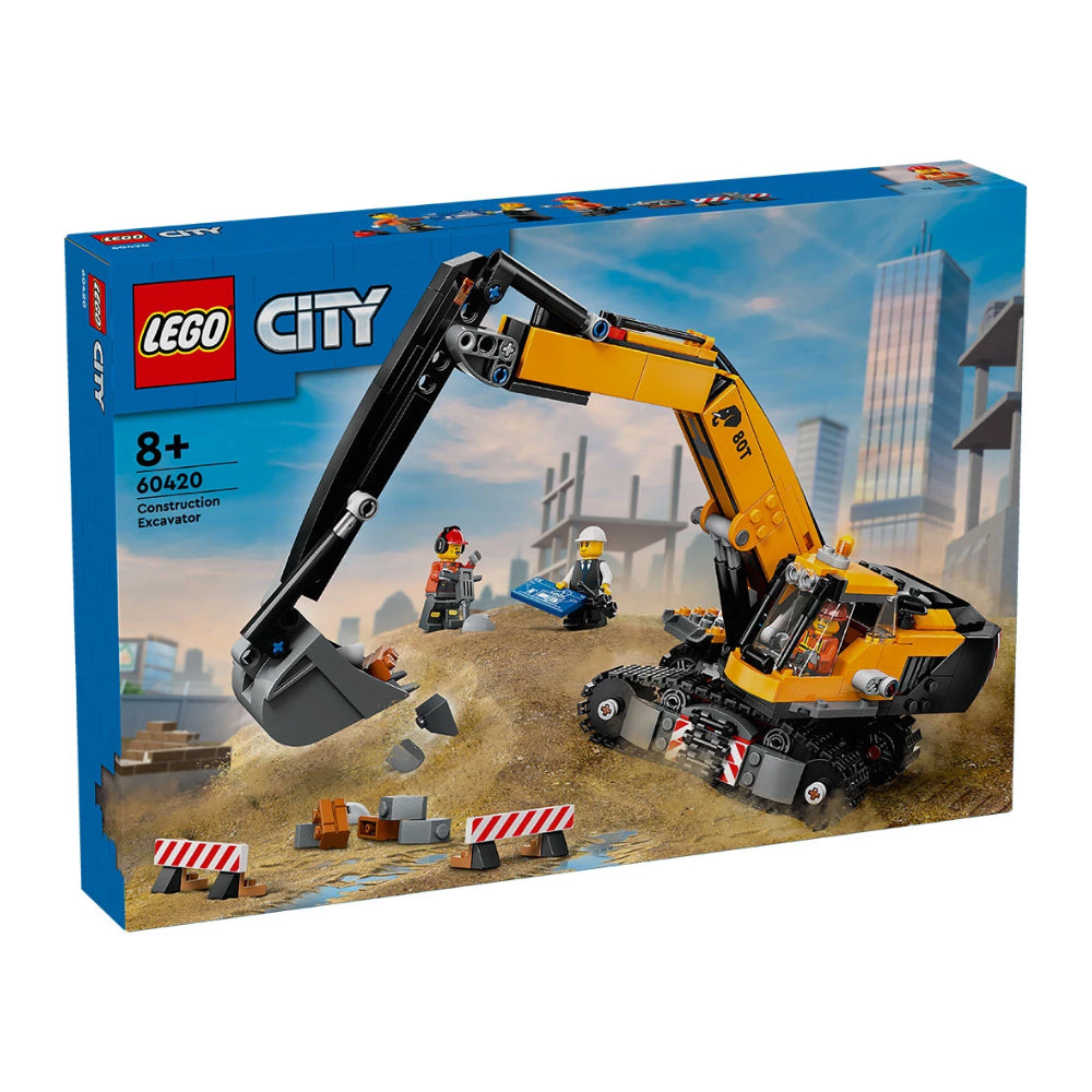 Sárga Lego Építési Kotrógép