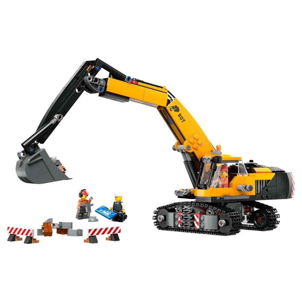 Sárga Lego Építési Kotrógép
