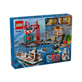 Lego Parti Kikötő Teherhajóval