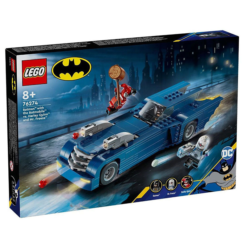 Batman Batmobile a Harley Quinn és Freeze ellen LEGO