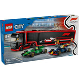 F1 teherautó Rb20 és Amr24 F1 Lego autókkal
