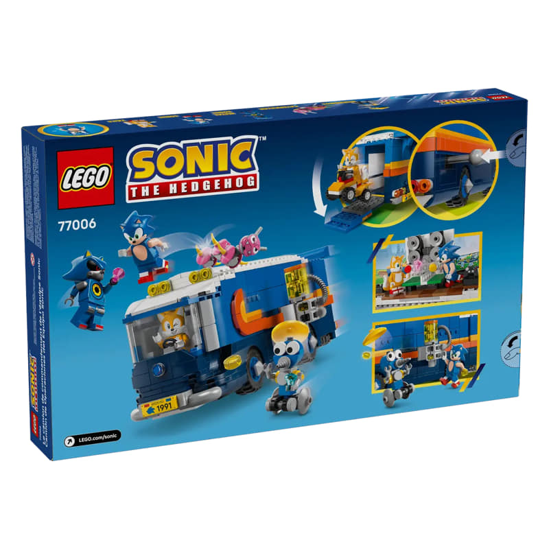Команден Камион На Екипа На Sonic Lego