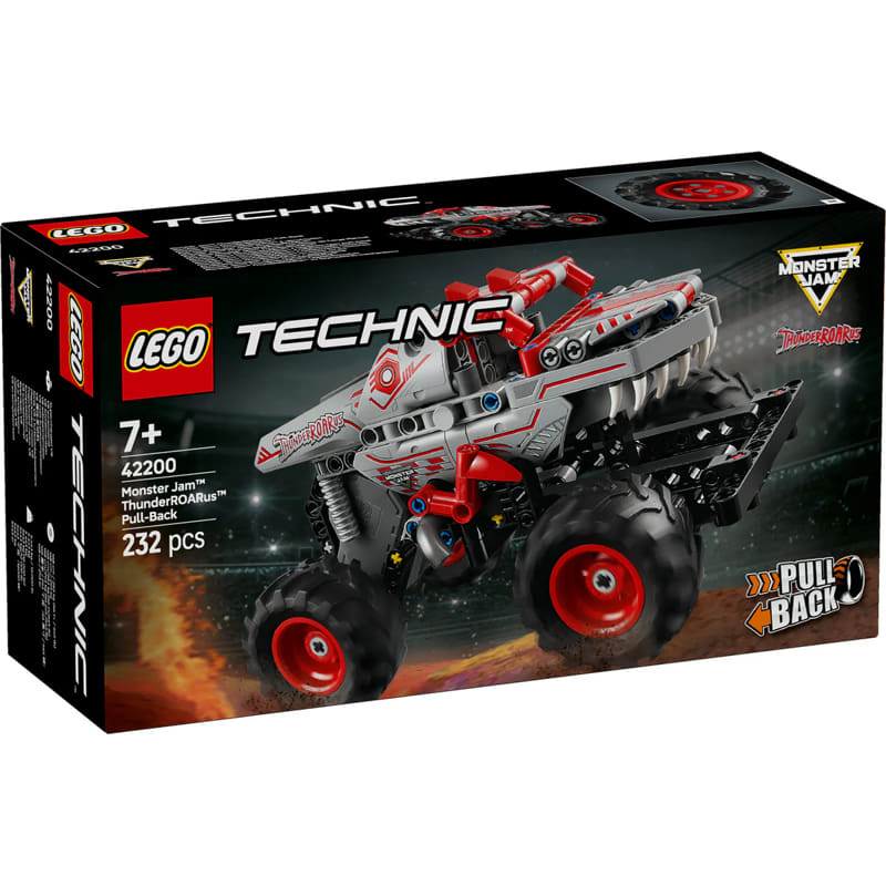 Monster Jam Thunderroarus visszahúzós Lego