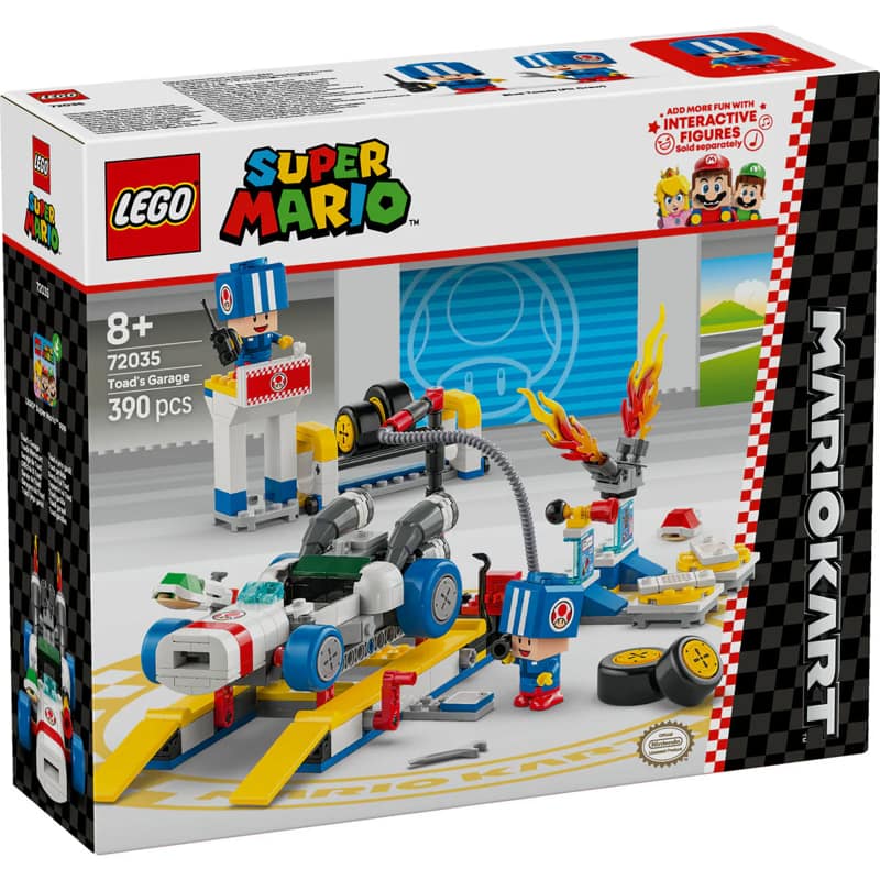 Mario Kart Гаражът На Toad Lego