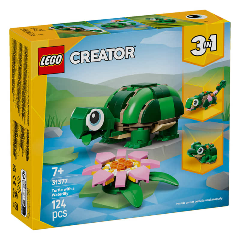 Костенурка С Цвят На Водна Лилия Lego