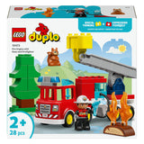 Пожарна Кола С Маркуч И Пожарникар Lego