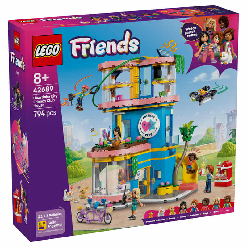 Къща Клуба На Приятелите В Хартлейк Сити Lego