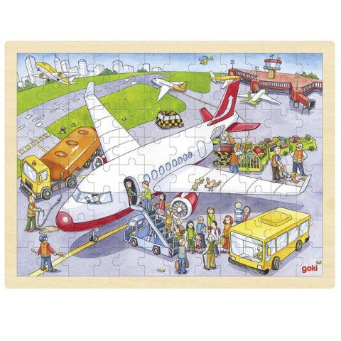 Puzzle a reptéren