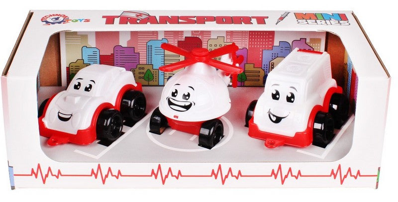 Комплект Бърза Помощ 3 Машини 27 Х 13 Х 9