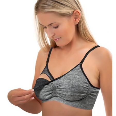 Sutien de maternitate gri