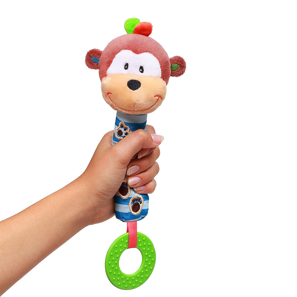 Csörgő játék rágókával majom Babyono