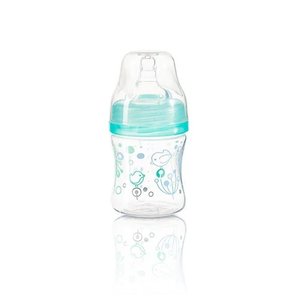 01 Шише За Хр. Широко Гърло 120 Мл Тюркоаз Babyono