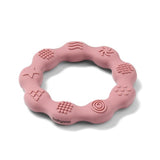 02 Силиконова Гризалка Ring Розов Babyono
