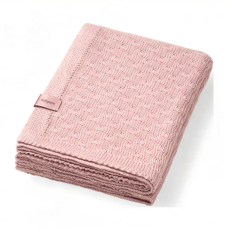 01 Одеяло Бамбуково 75 X 100 См Розов Babyono
