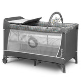Бебешка Кошара Flower Grey Scandi Lionelo