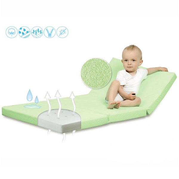 Saltea pliabilă Ressi P 60/120, material nețesut/respirabil