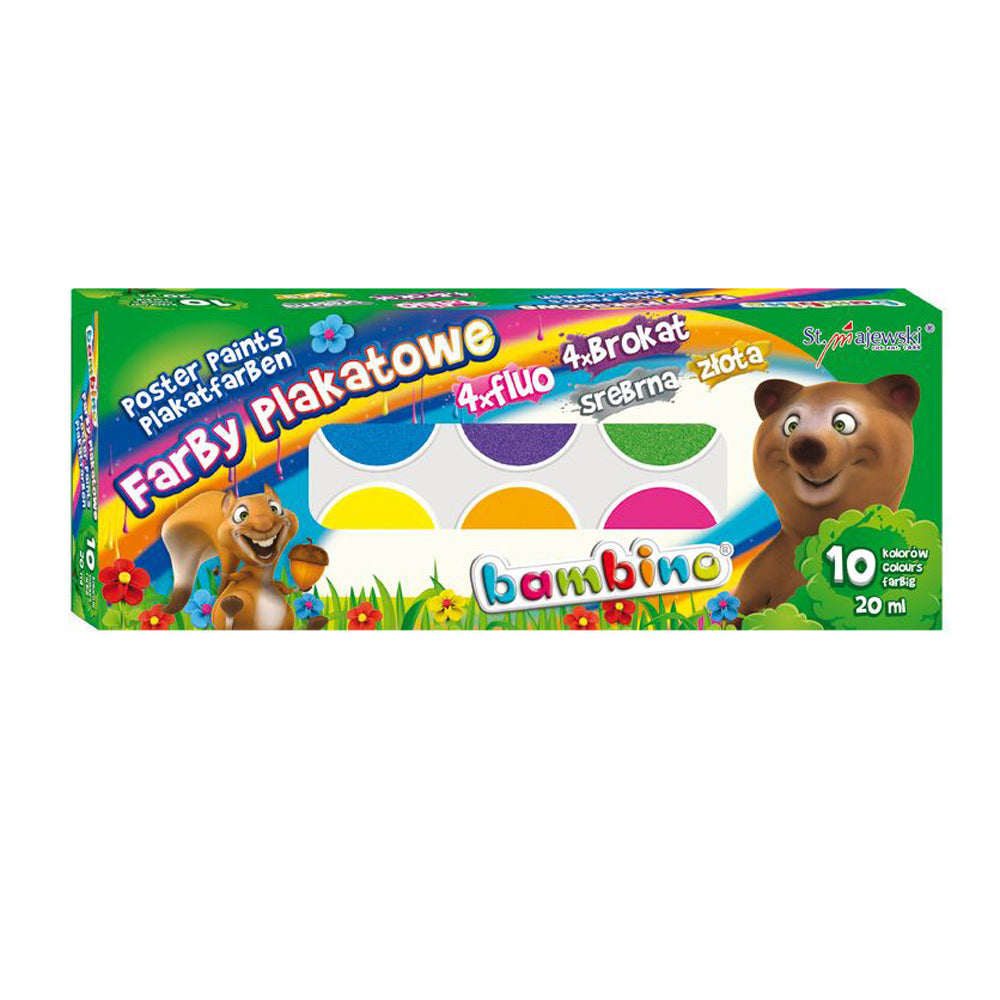 Acuarele 10 culori Bambino Fox