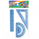Set de desen Bambolino 15 cm 3 buc Albastru