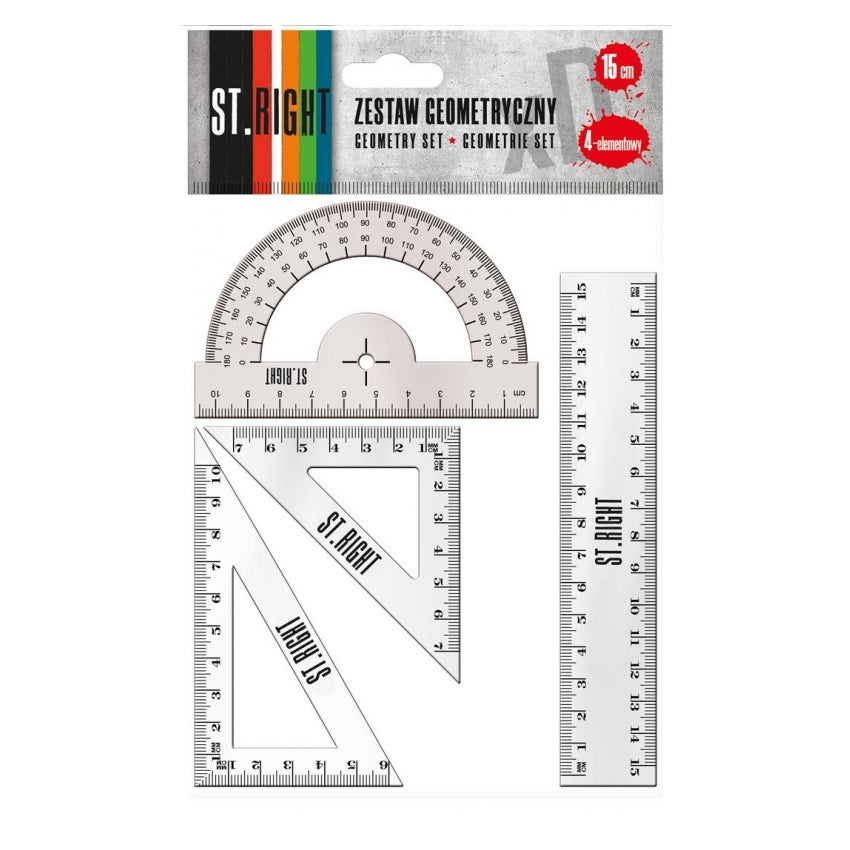 Set St.Right 4 El. 15 cm Flexi