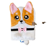 Plüss Napló A5 Lakattal 3D Corgi St.majewski